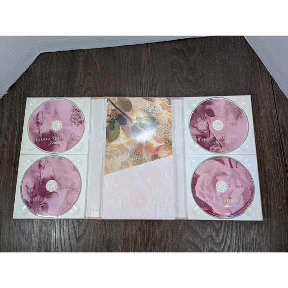 1991 Boxed Disc Set Barbra Streisand CDs Just for the Record Hits 1960s-1980s - Picture 2 of 14
